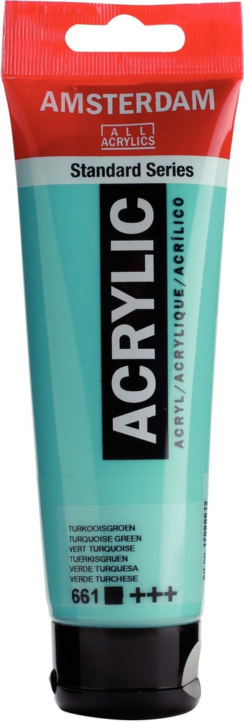 Amsterdam Standard Series Acrylic Tube 120 ml Turquoise Green 661