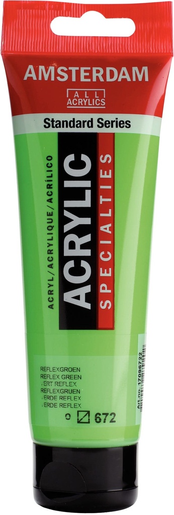 Amsterdam Standard Series Acrylic Tube 120 ml Reflex Green 672
