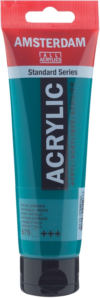 Amsterdam Standard Series Acrylic Tube 120 ml Phthalo Green 675
