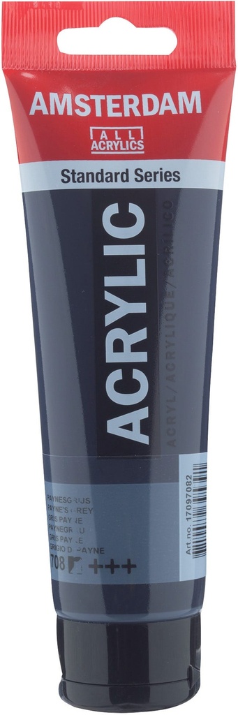 Amsterdam Standard Series Acrylic Tube 120 ml Payne's Grey 708
