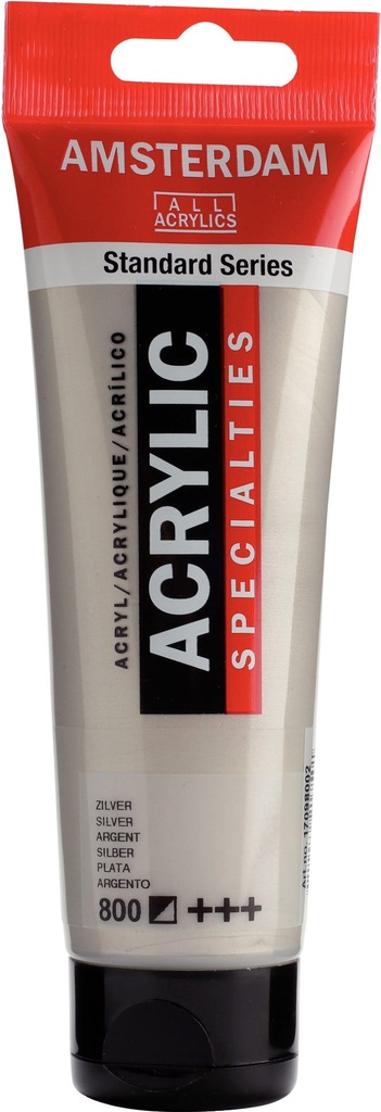 Amsterdam Standard Series Acrylic Tube 120 ml Silver 800