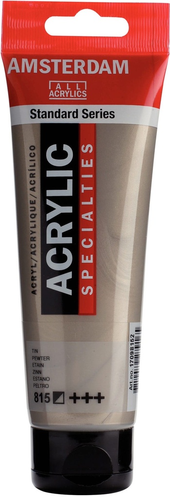 Amsterdam Standard Series Acrylic Tube 120 ml Pewter 815