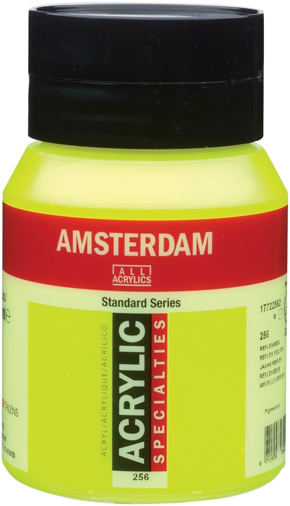 Amsterdam Standard Series Acrylic Jar 500 ml Reflex Yellow 256