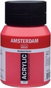 Amsterdam Standard Series Acrylic Jar 500 ml Transparent Red Medium 317