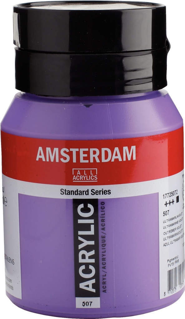 Amsterdam Standard Series Acrylic Jar 500 ml Ultramarine Violet 507