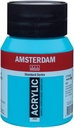 Amsterdam Standard Series Acrylic Jar 500 ml Turquoise Blue 522