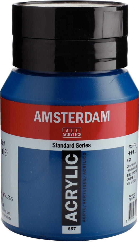 Amsterdam Standard Series Acrylic Jar 500 ml Greenish Blue 557