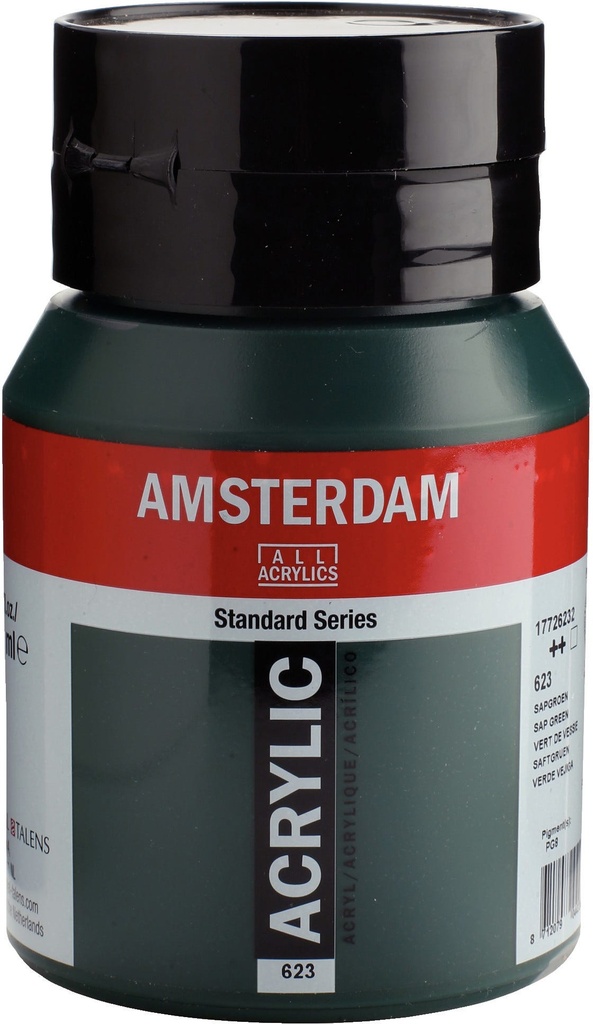 Amsterdam Standard Series Acrylic Jar 500 ml Sap Green 623