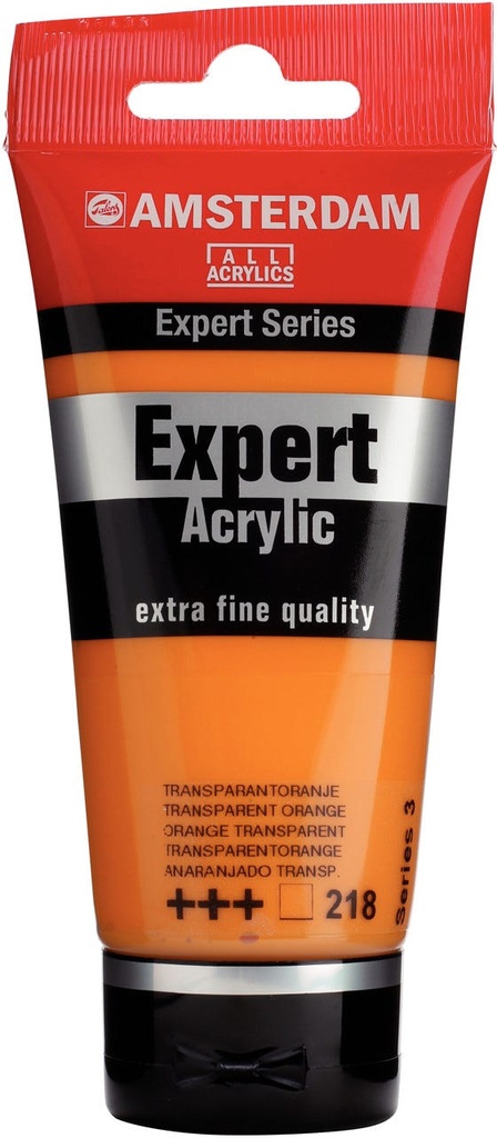 Amsterdam Expert Series Acrylic Tube 75 ml Transparent Orange 218