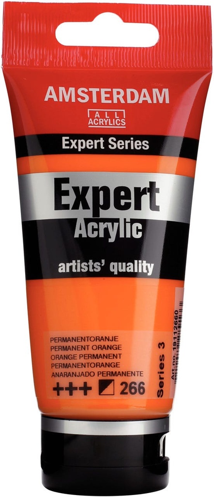 Amsterdam Expert Series Acrylic Tube 75 ml Permanent Orange 266