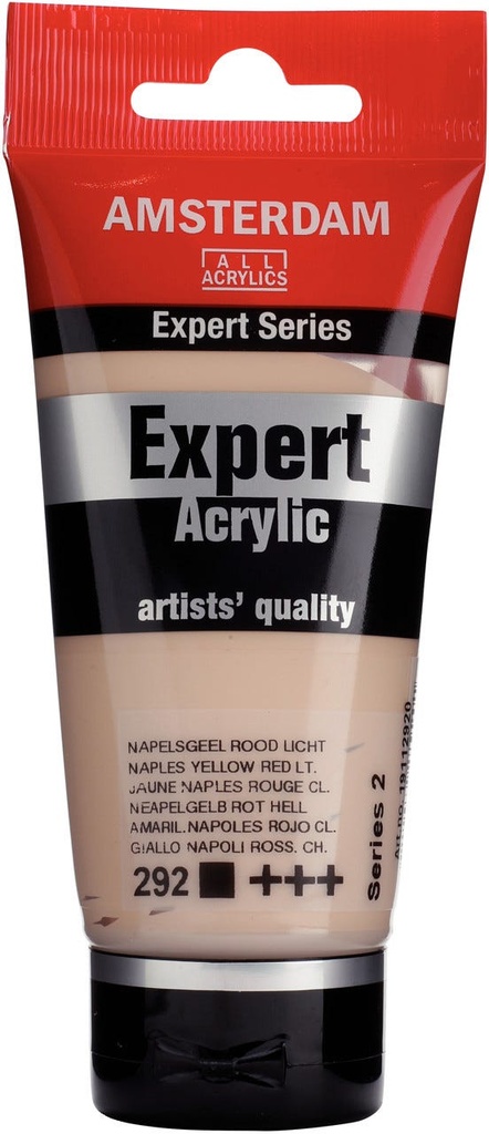 Amsterdam Expert Series Acrylic Tube 75 ml Naples Yellow Red Light 292