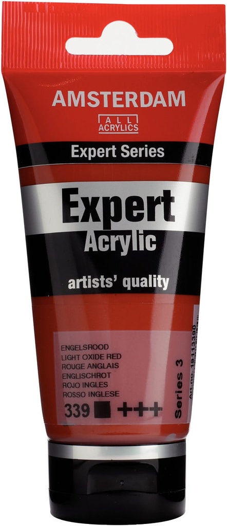 Amsterdam Expert Series Acrylic Tube 75 ml Light Oxide Red 339