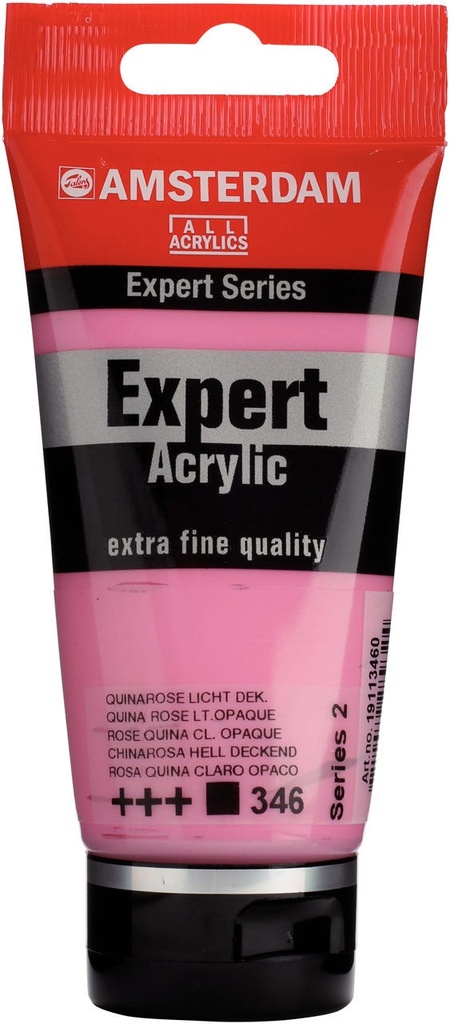 Amsterdam Expert Series Acrylic Tube 75 ml Quinarose Light Opaque 346