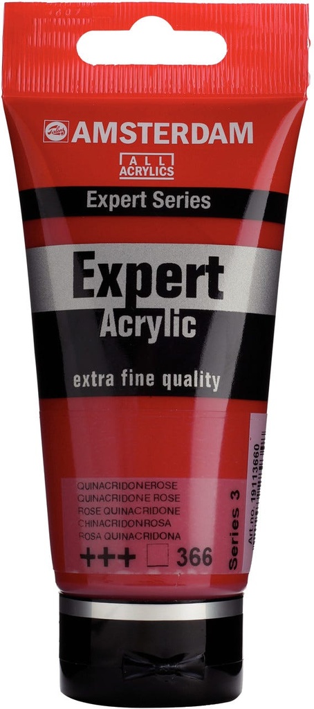 Amsterdam Expert Series Acrylic Tube 75 ml Quinacridone Rose 366