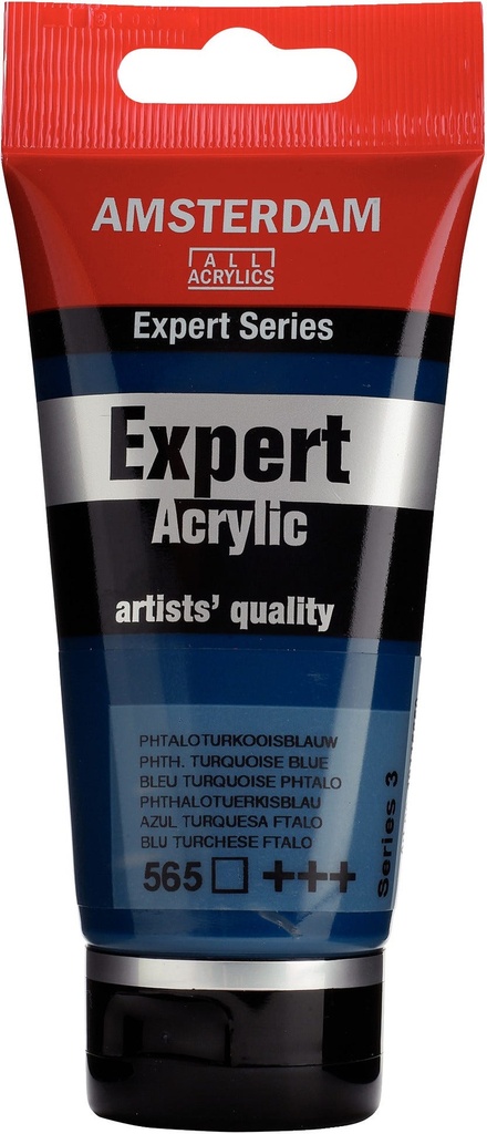 Amsterdam Expert Series Acrylic Tube 75 ml Phthalo Turquoise Blue 565