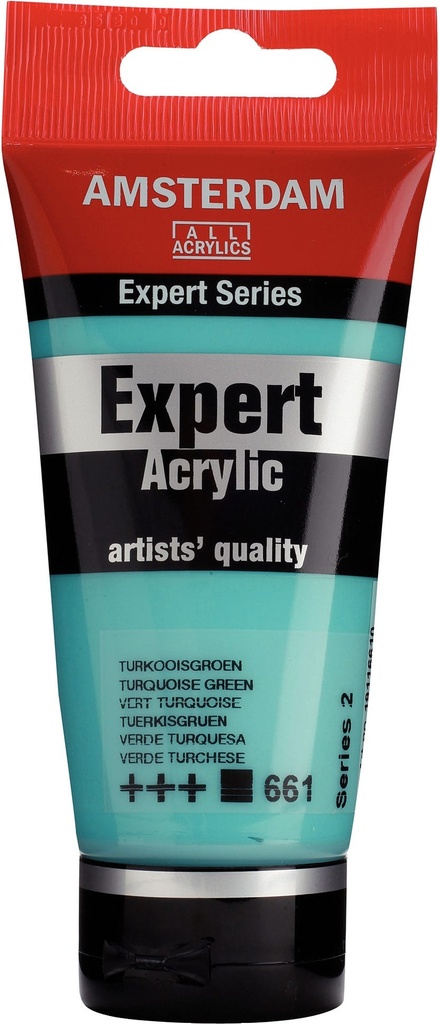 Amsterdam Expert Series Acrylic Tube 75 ml Turquoise Green 661