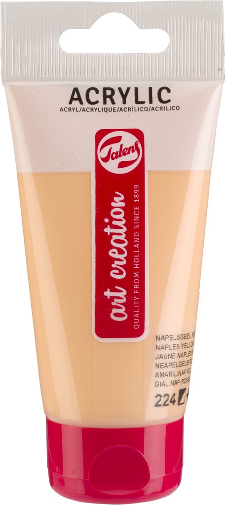 Talens Art Creation Acrylic color Tube 75 ml Naples Yellow Red 224