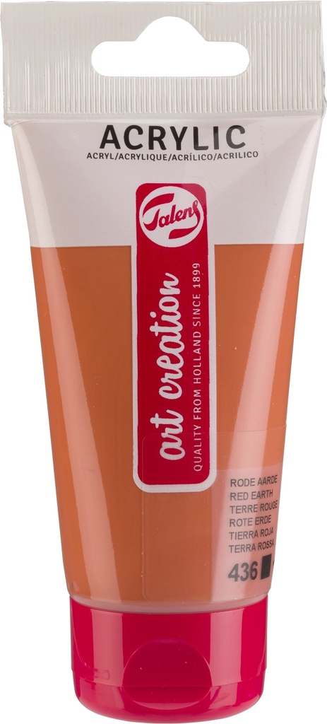 Talens Art Creation Acrylic color Tube 75 ml Red Earth 436