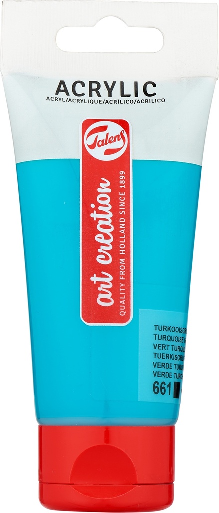 Talens Art Creation Acrylic color Tube 75 ml Turquoise Green 661