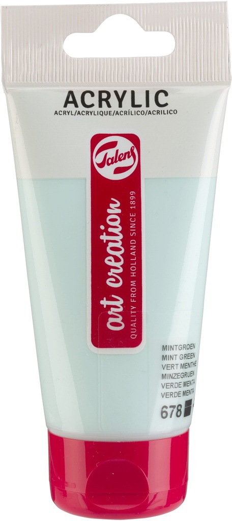 Talens Art Creation Acrylic color Tube 75 ml Mint Green 678
