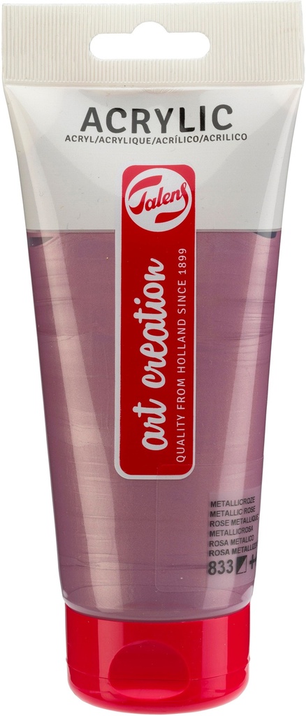 Talens Art Creation Acrylic color Tube 200 ml Metallic Rose 833