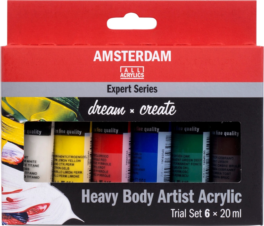 Amsterdam Expert Series acrylic paint trial set | 6 x 20 ml