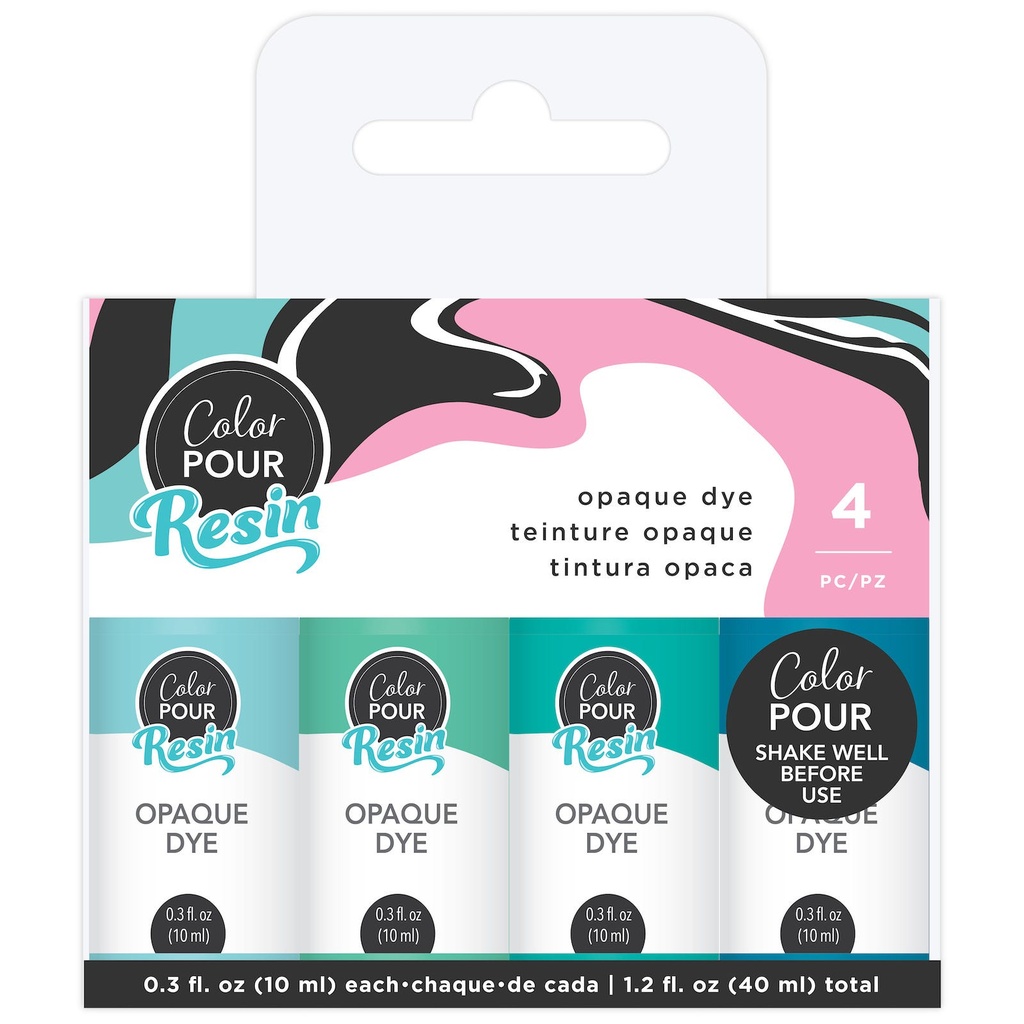 Dye - AC - Color Pour Resin - Opaque - Cool - .3Oz (4 Piece)