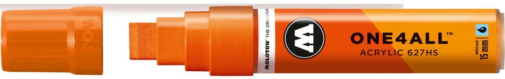 Acrylic Marker One4All 627HS 15mm #085 Dare Orange Molotow