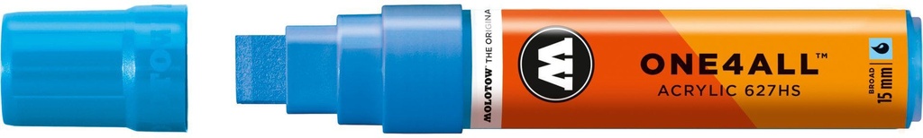 Acrylic Marker One4All 627HS 15mm #161 Shock Blue Middle Molotow