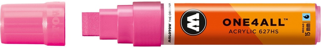 Acrylic Marker One4All 627HS 15mm #200 Neon Pink Molotow