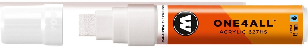 Acrylic Marker One4All 627HS 15mm #160 Signal White Molotow