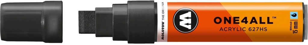 Acrylic Marker One4All 627HS 15mm #180 Signal Black Molotow