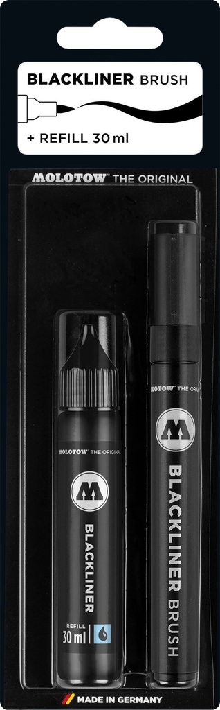 Blackliner Brush&Refill Blister 1 pcs MOLOTOW