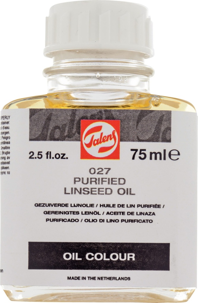 Linseed Oil Purified 75ml Talens