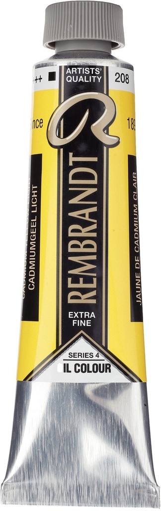 Rembrandt Oil color Tube 40 ml Cadmium Yellow Light 208