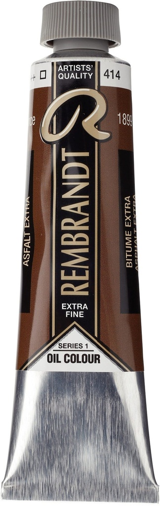Rembrandt Oil color Tube 40 ml Asphaltum 414