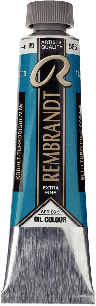 Rembrandt Oil color Tube 40 ml Cobalt Turquoise Blue 586