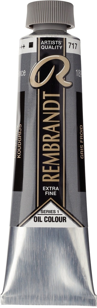 Rembrandt Oil color Tube 40 ml Cold Grey 717