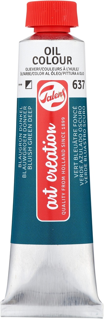Talens Art Creation Oil color Tube 40 ml Bluish Green Deep 637