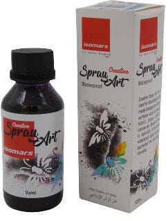 Creative Spray Art - Spray Ink - Violet