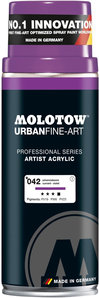 Spray UFA Artist Acrylic 400ml #042 Currant Molotow