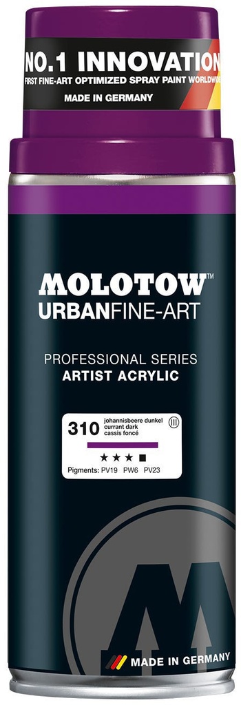 Spray UFA Artist Acrylic 400ml #310 Currant Dark Molotow