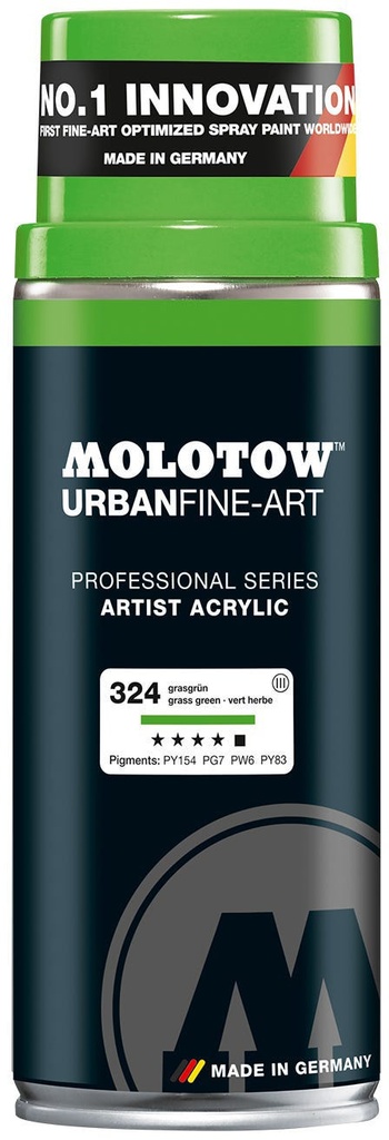 Spray UFA Artist Acrylic 400ml #324 Grass Green Molotow