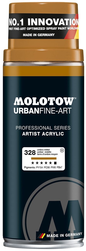 Spray UFA Artist Acrylic 400ml #328 Umber Middle Molotow