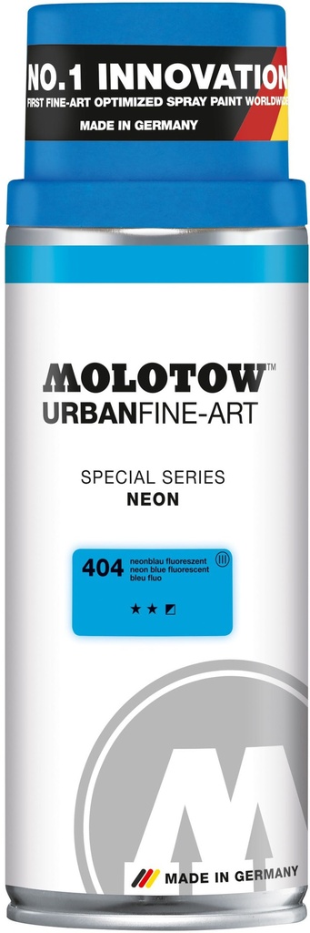 Spray UFA Neon 400ml #404 Neon Blue Molotow