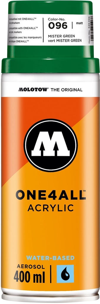 Spray One4All Acrylic 400ml #096 Mister Green Molotow