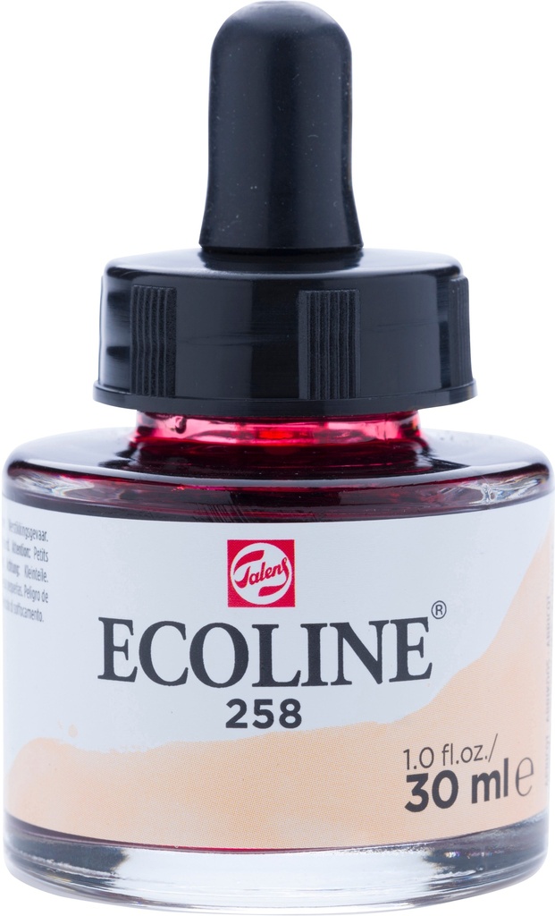 Ecoline Liquid Watercolor Bottle 30 ml Apricot 258