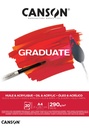 Oli & Acrylic Pad A4 20Sh 290Gsm Glued Canson Graduate