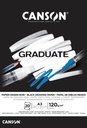 Black Paper Pad A3 20Sh 120Gsm Glued Canson Graduate