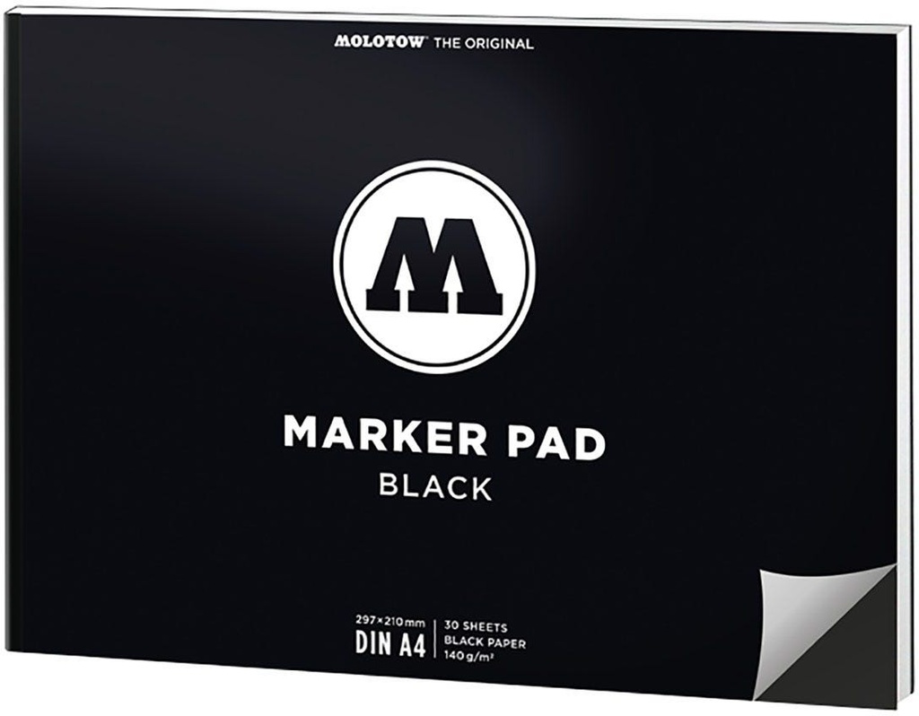 Marker Pad Black A4